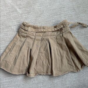 Zara Camel Mini Skirt